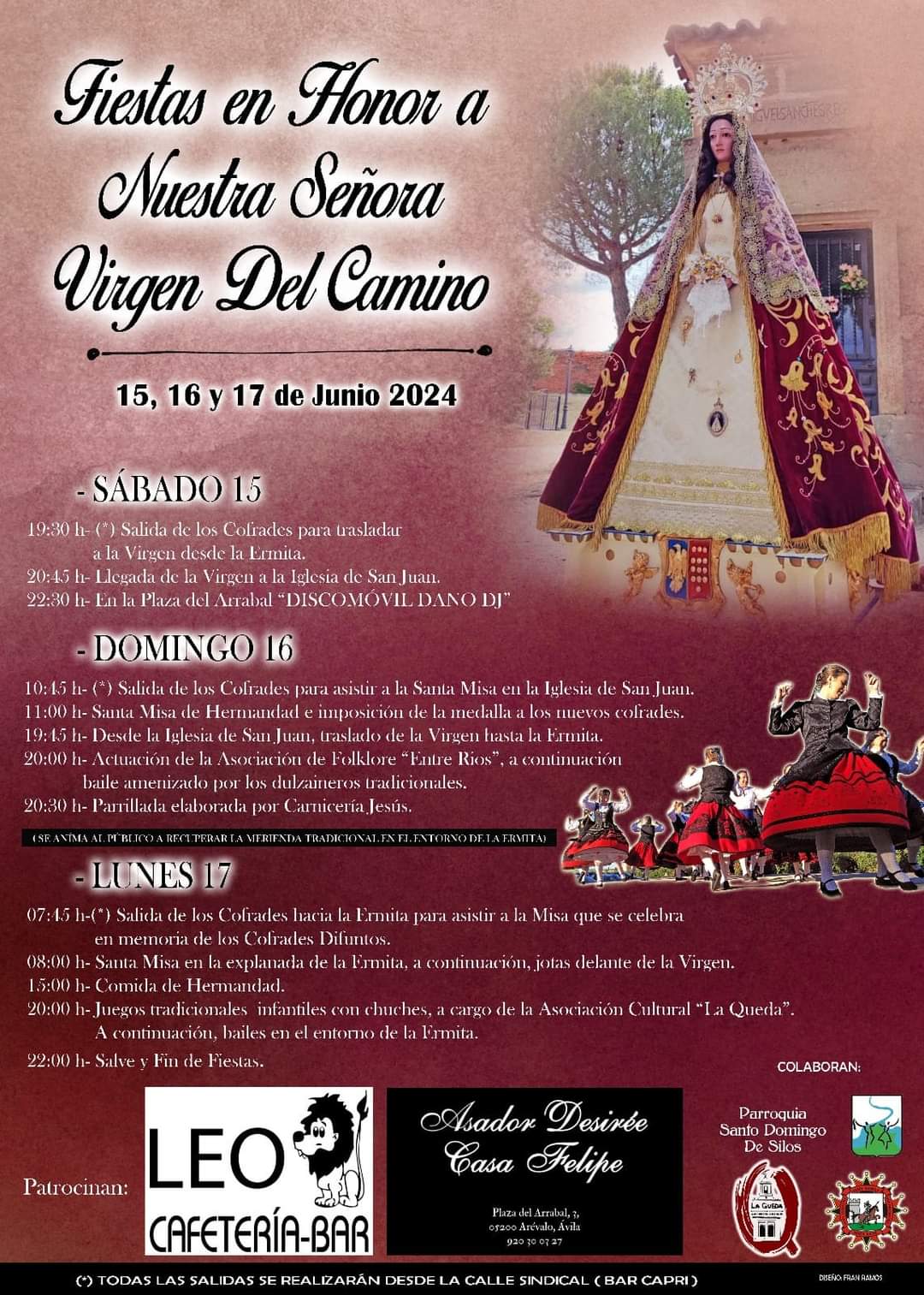 Fiestas en honor a Nuestra Señora Virgen del Camino 2024 Arévalo